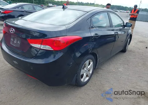 2013 Hyundai Elantra Gls from USA, damaged, VIN 5NPDH4AEXDH179524